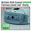 DEF Models 1/35 British A34 Comet Mantlet Canvas cover set- Early type