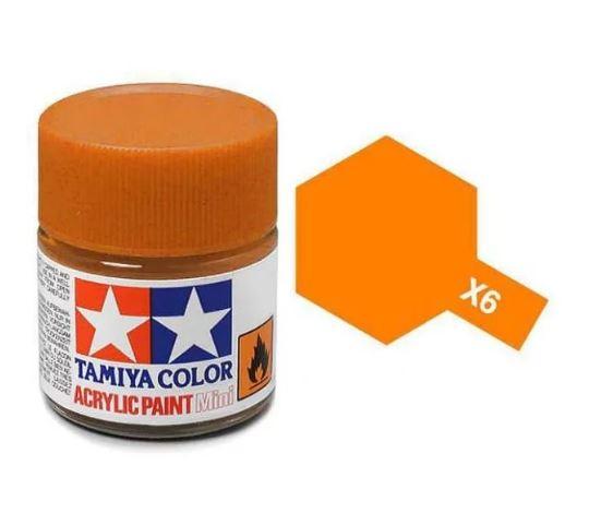 TAMIYA MINI ACRYLIC - ACRYLIC MINI X-6 ORANGE