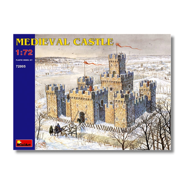 Miniart 1:72 scale Medieval Castle plastic model kit