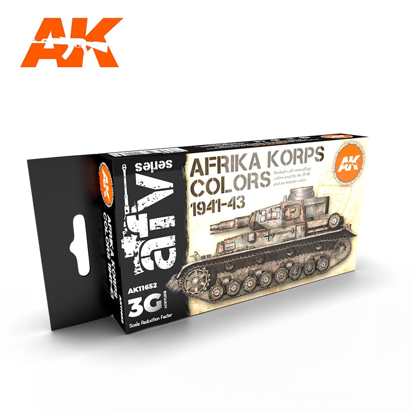 AK Interactive GEN 3 - AFRIKA KORPS COLORS 1941-43