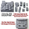 StuG Stowage Set #6. Only Fits All 1/35 Dragon StuG III F8 Kit.