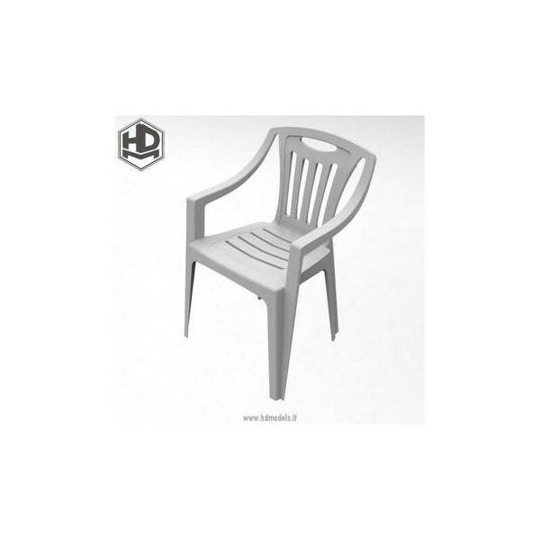 HD Models 1/35 scale resin chair with armrests