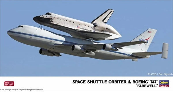 Hasegawa 1:200 Space Shuttle Orbiter + Boeing 747 - Farewell Flight