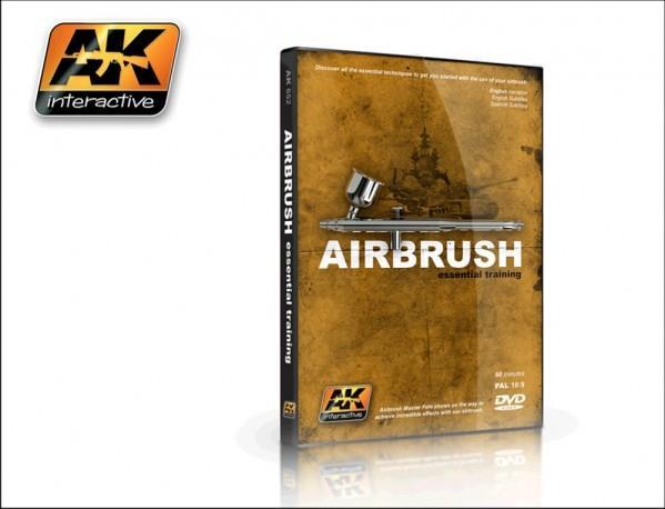 AK INTERACTIVE DVD - AIRBRUSH ESSENTIAL TRAINING (PAL)