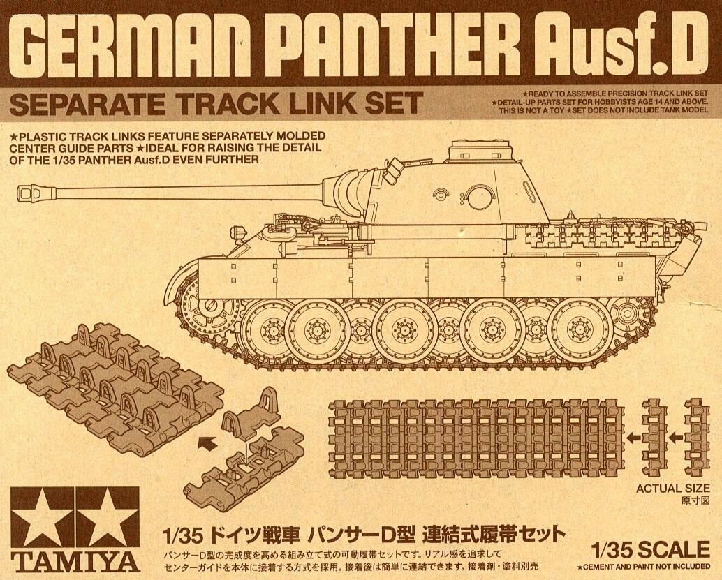 Tamiya 1/35 scale 1/35 Panther D Track Link Set Fields of Glory Models