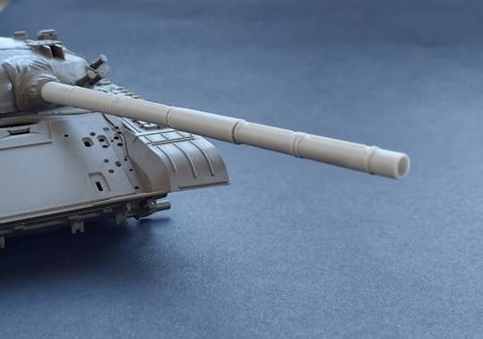 1/35 Scale resin metal barrel upgrade kit 2A46M Gun barrel for T-64/72/90 Soviet MBT
