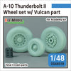 DEF Models 1/48 A-10 Thunderbolt II wheel set w/ Vulcan part (for Academy 1/48)