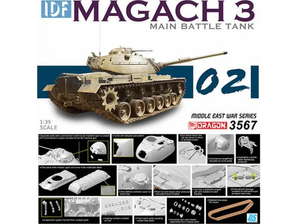 Dragon 1/35 scale IDF MAGACH 3 (SMART KIT)
