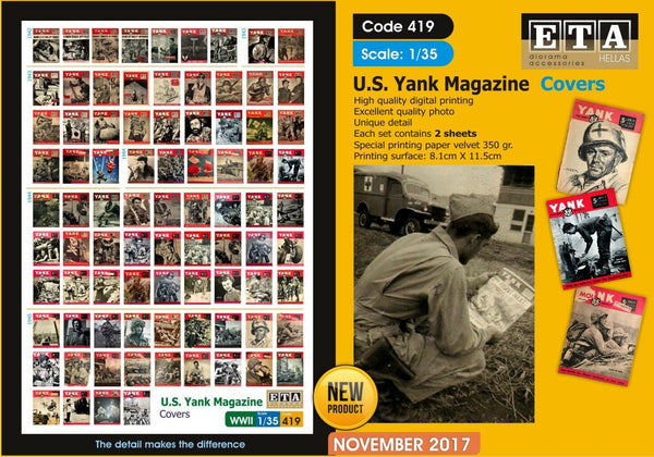 1/35 Scale U.S. Yank magazine - cover
