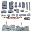 1/56 scale, 28mm Wargaming WW2 Allied Sherman Tank Set #6 (2 pack for Bolt Action Tanks)
