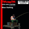 MaiM 1/35 scale 3D printed Man fishing + landing stage / 1:35