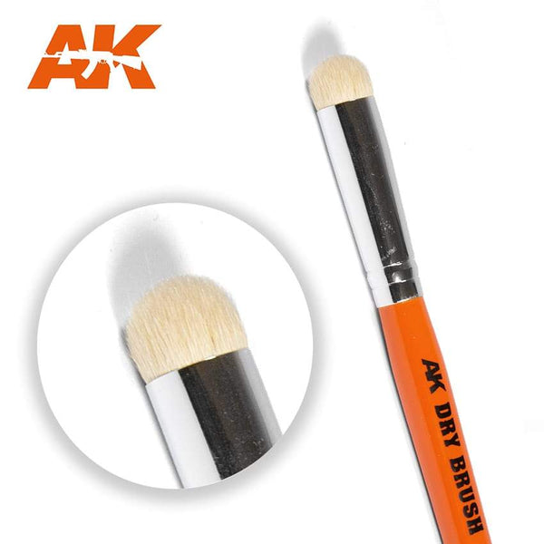 AK Interactive Special Brush for dry brush effects.