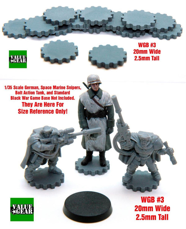 Wargaming base WGB01 20 mm Base Set