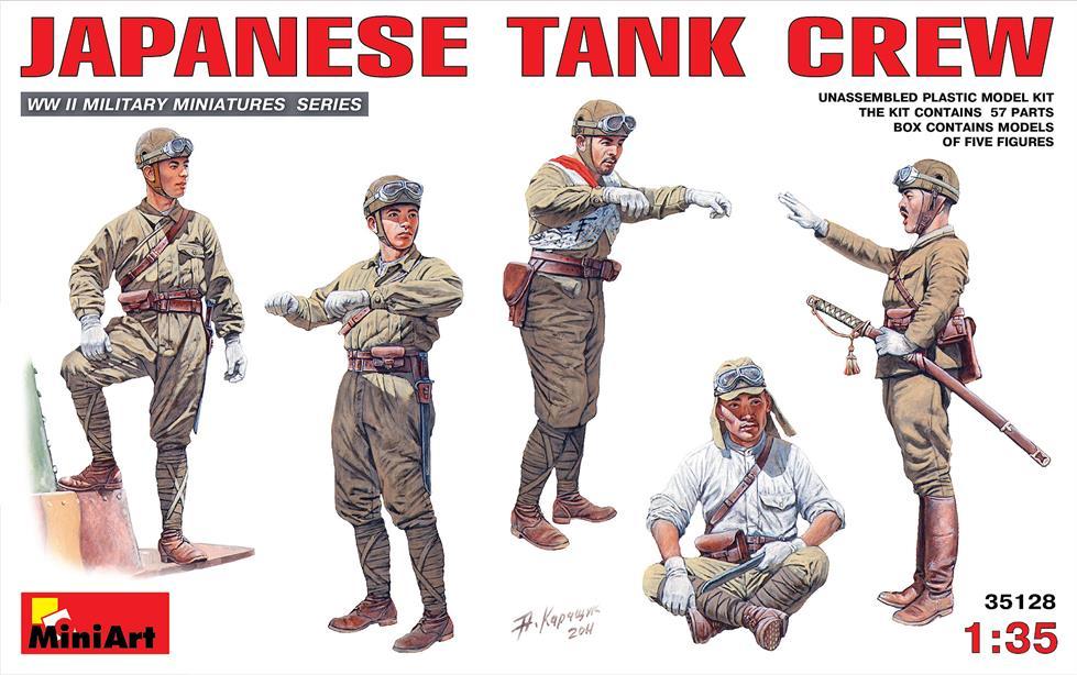 Miniart 1:35 scale WW2 Japanese Tank Crew