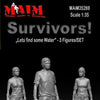 1/35 Scale Resin kit Survivors Find some Water SET (3 Figures) Zombie Wars -