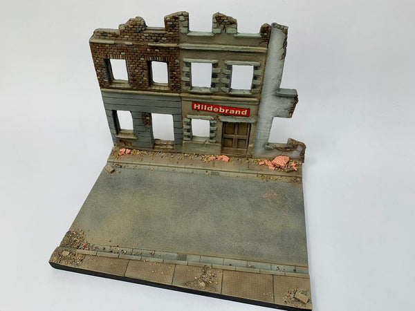 1/35 scale Diorama Base and buildings model kit #1