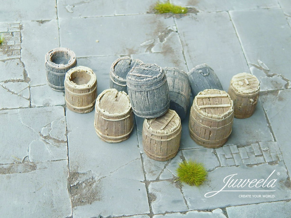 1/35 Scale old wooden boxes light + dark Brown 10 pieces (5 of each)