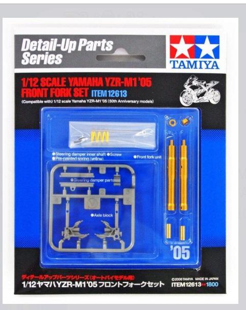 Tamiya 1/12 Yamaha YZR-M1 05 Front Fork Set # 12613
