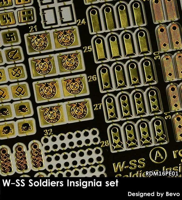 RADO WW2 W-SS Insignia set 1/16 Scale