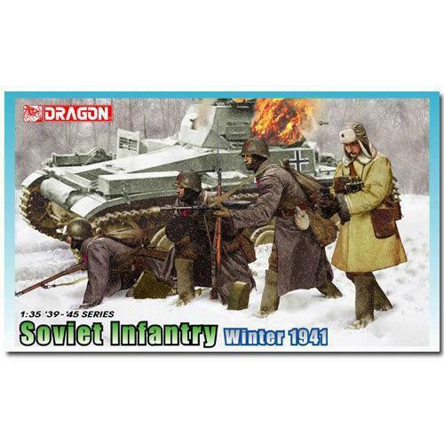Dragon 1/35 scale SOVIET INFANTRY WINTER 1941