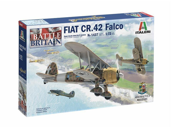 Italeri 1/72 scale WW2 FIAT CR.42 FALCO aircraft model kit