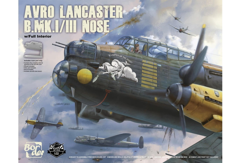 Border Models 1/32 WW2 Lancaster bomber 'Nose section'