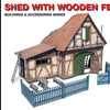 Miniart 1:35 Shed with Wooden Fence