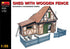 Miniart 1:35 Shed with Wooden Fence