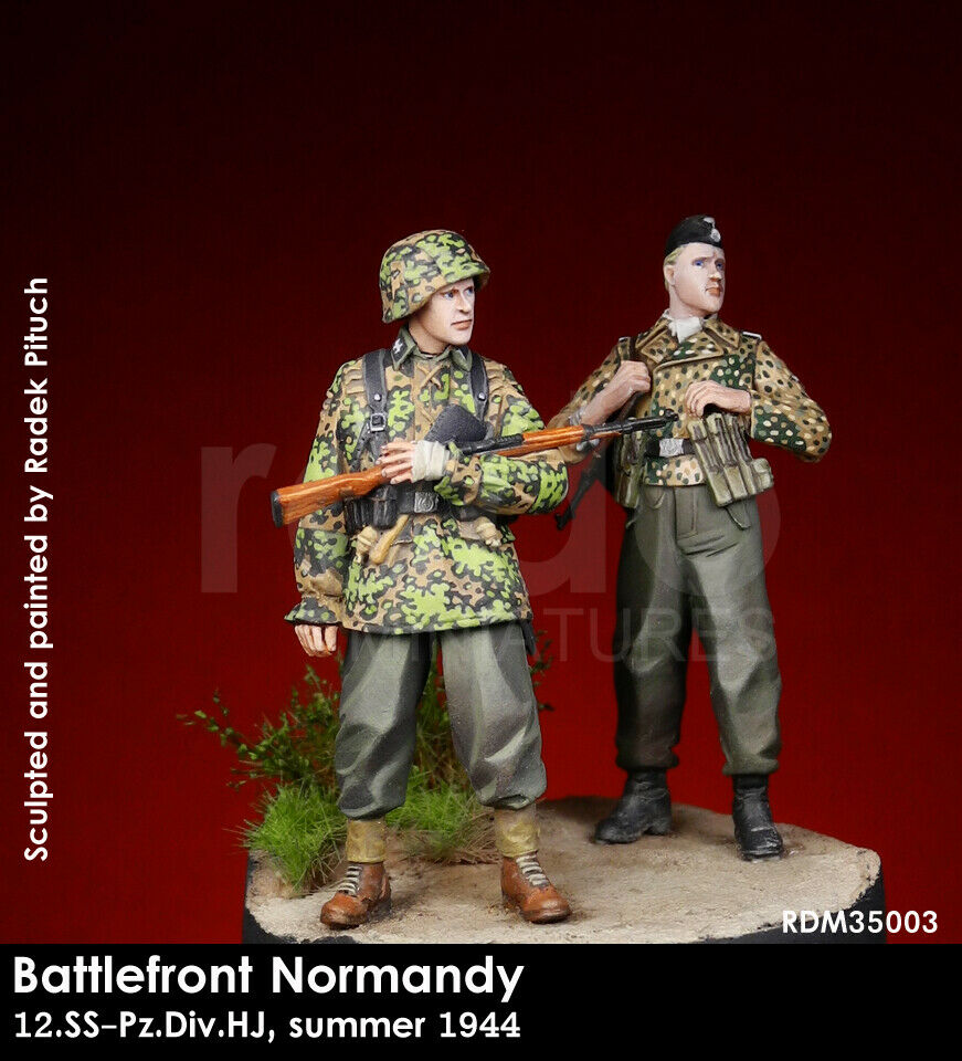 RADO WW2 Battlefront Normandy 12. SS Pz.Div., summer 1944 1/35 Scale resin model