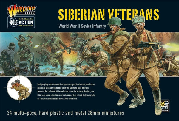 Warlord Games 28mm BOLT ACTION - WW2 SIBERIAN VETERANS