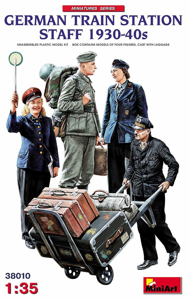 Miniart 1/35 scale German Train Station Staff 1930-40s