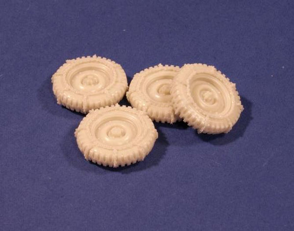 1/35 Scale resin upgrade kit Road Wheels with chains for US €œJeep€�