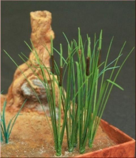 1/35 Scale Greenline Bulrush water lily Plants