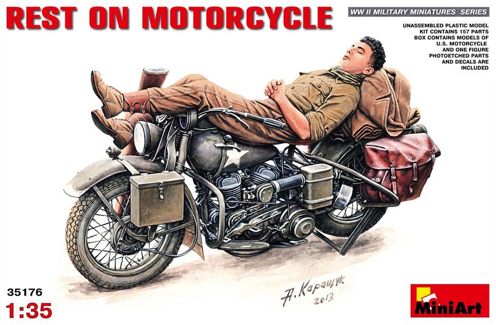 Miniart 1:35 Rest on Motorcycle