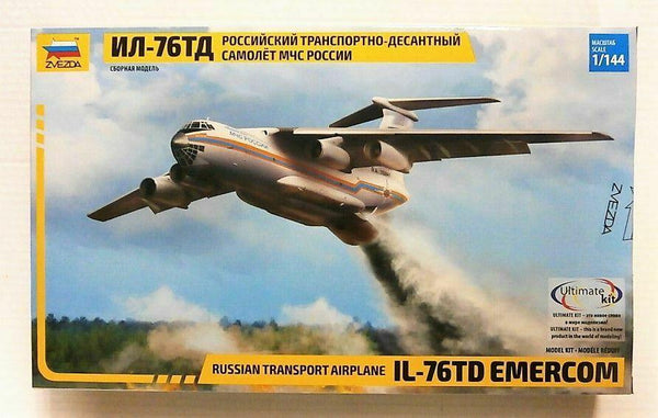 Zvezda 1/144 scale IL-76 TD RUSSIAN transport aircraft