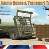 GECKO model kit 1/35 scale Modern British Ammo Boxes & Trailer.
