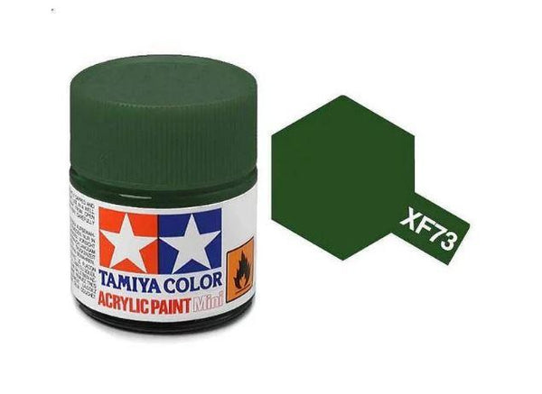 TAMIYA MINI ACRYLIC - XF-73 DARK GREEN