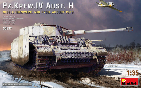 Miniart 1/35 WW2 German Pz.Kpfw.IV Ausf. H NIBELUNGENWERK. MID PROD. AUGUST 1943