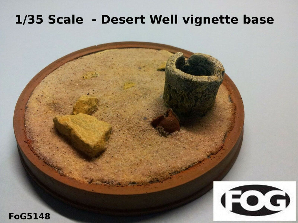 FoG Models 1/35 Scale Desert Well vignette base 130mm diameter