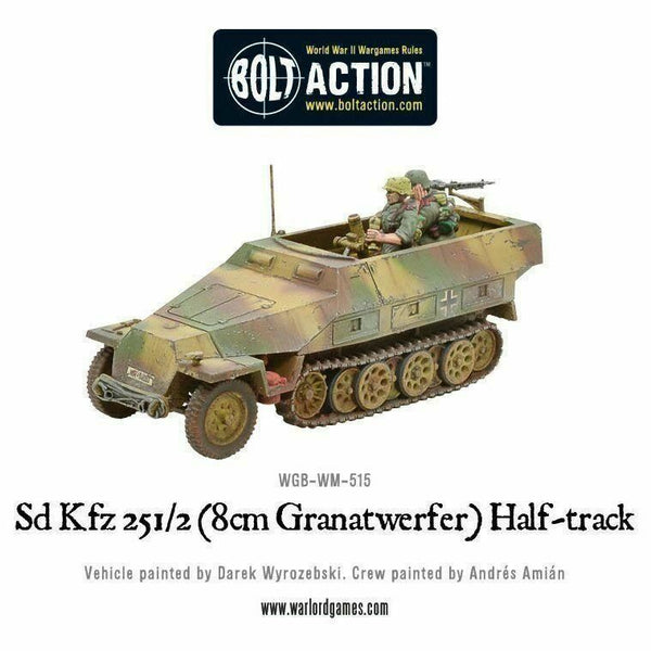 Warlord Games 28mm - WW2 German SDKFZ 251/2 AUSD D HALF TRACK