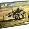 Italeri 1410S 1:72 AV-8A Harrier, Building, Stand Model Making, Crafts, Hobbies, Gluing, Plastic Kit, Unvarnished