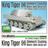 1/35 Scale resin model kit King Tiger [H] Zimmerit Decal set