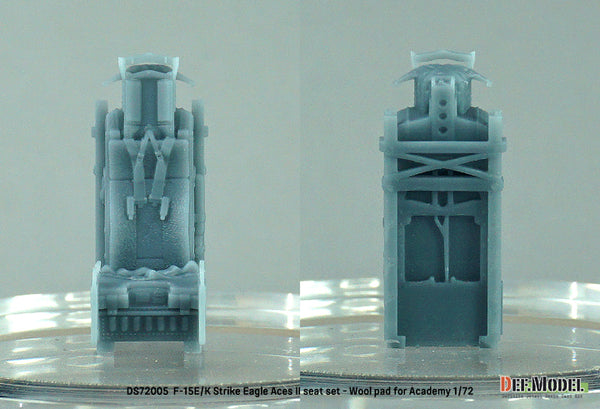 DEF Models 1/72 	F-15E/K Strike Eagle Aces II seat set- Wool pad(for Academy 1/72)