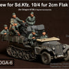 1/35 Scale resin figure WW2 Crew for Sd.Kfz.10/4 fur 2cm FlaK 30 Europe
