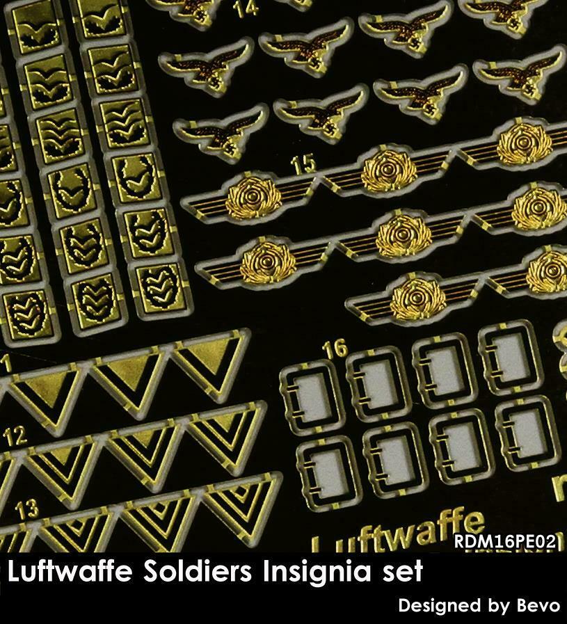 RADO WW2 Luftwaffe Insignia set 1/16 Scale