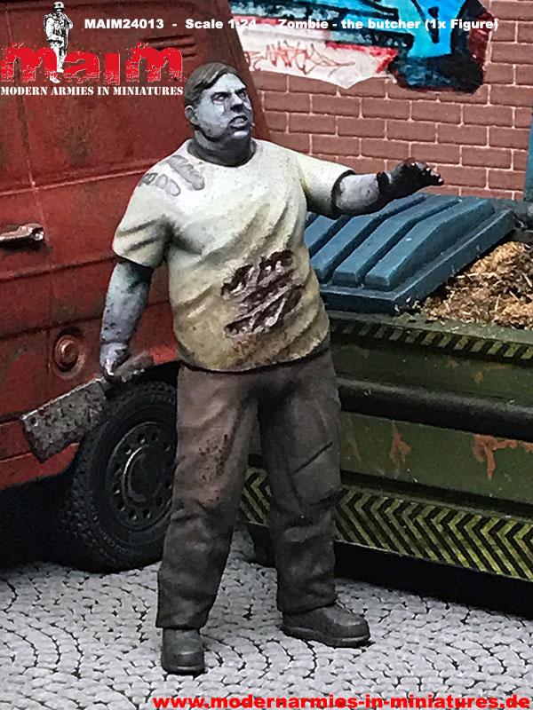 1:24 Scale Zombie - the butcher / 1:24 - 75mm