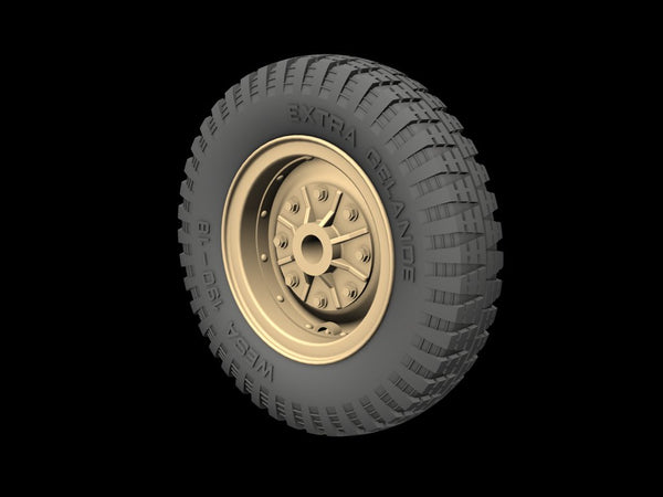 1/35 Scale resin upgrade kit Drive Wheels for Sd.Kfz 11 &251 (Gelande Pattern B)