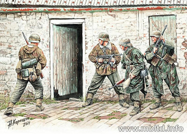 Masterbox 1:35 WW2 German Infantry, Western Europe 1944-45