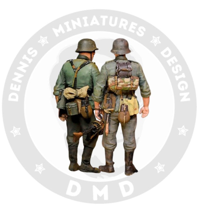 DMD 1/35 scale WW2 German 71th Infantry Div "Die Gluckhafte" Hans & Gustav
