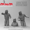 1/35 scale 3D printed model T-72 Soviet Tank Crew #1 (leaning Commander)